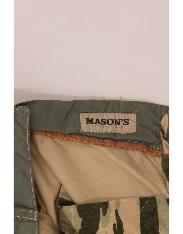 Pantaloni cargo pentru bărbați Mason's Joggers W32 L34 verde