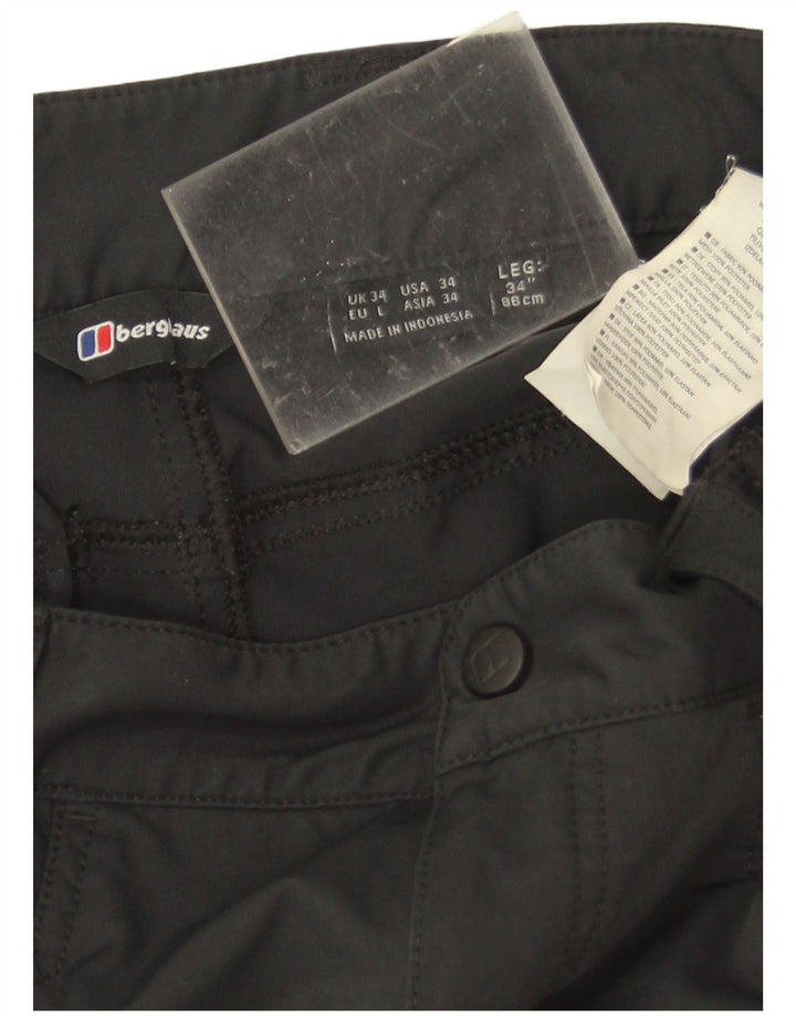 Pantaloni impermeabili pentru bărbați Berghaus Cargo W34 L34 Poliamidă neagră