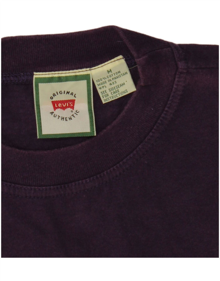 Tricou pentru bărbați Levi's Top din bumbac violet mediu