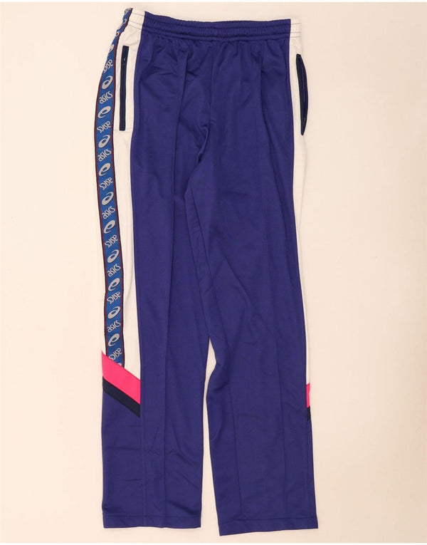Pantaloni de trening grafic Asics pentru bărbați IT 54 XL, albastru bleumarin, color block