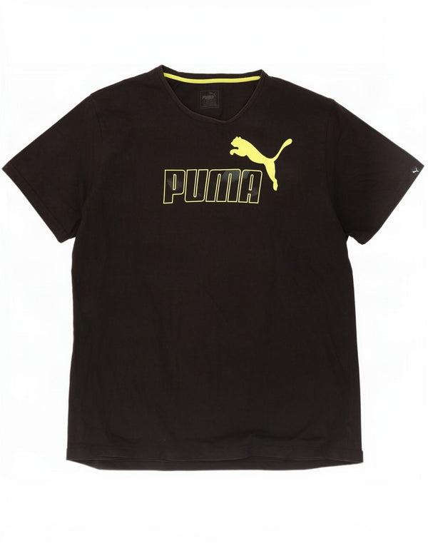Tricou grafic Puma pentru bărbați Top 2XL bumbac negru