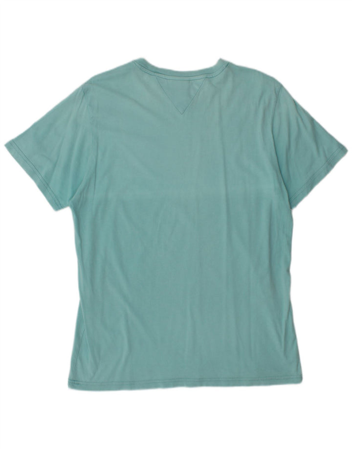 Tricou grafic Tommy Hilfiger pentru bărbați Top mic, albastru, bumbac