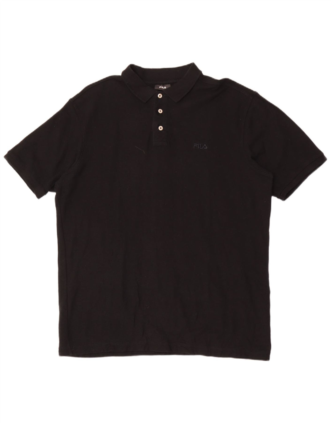 Tricou Polo Fila Barbati XL Bumbac Negru