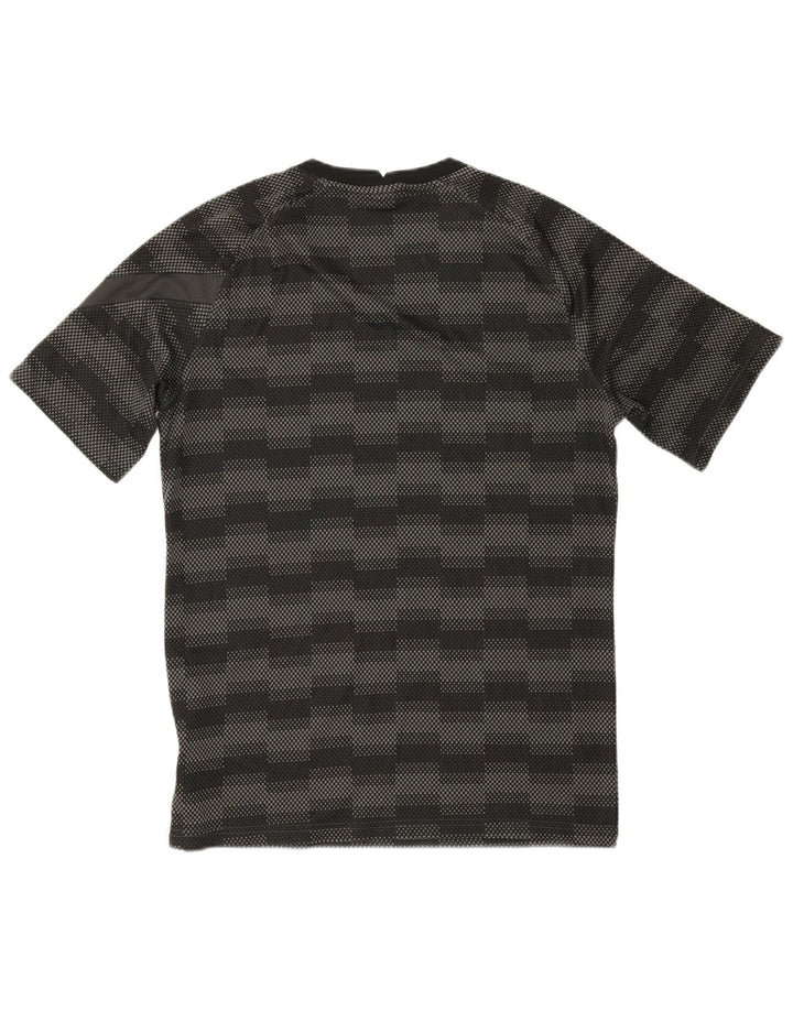 Tricou Nike pentru bărbați Dri Fit Top Mediu Negru Poliester Geometric