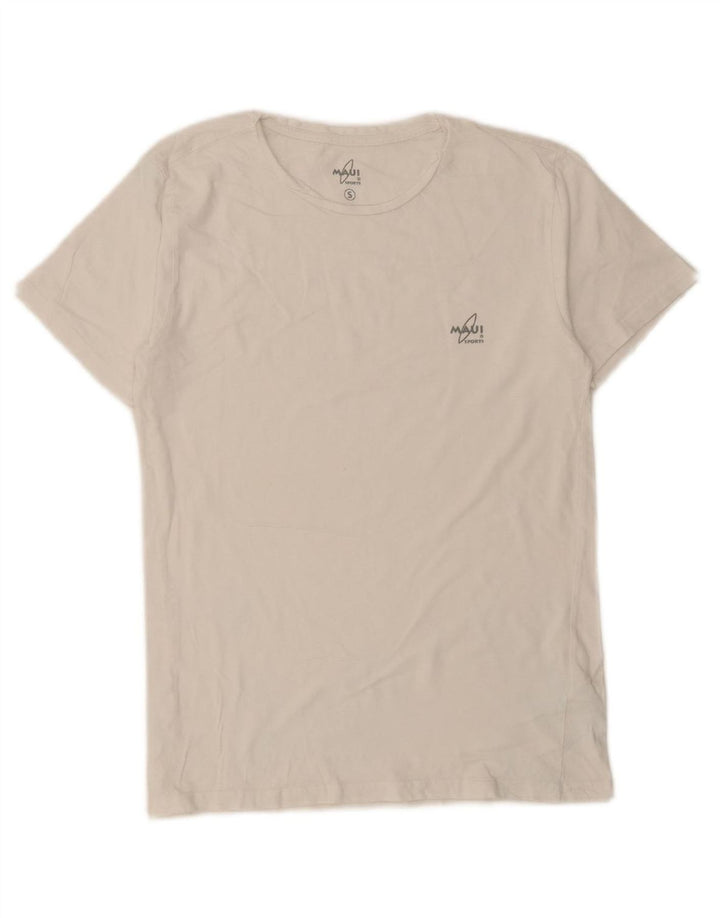 MAUI MAUI Mens T-Shirt Top Small White