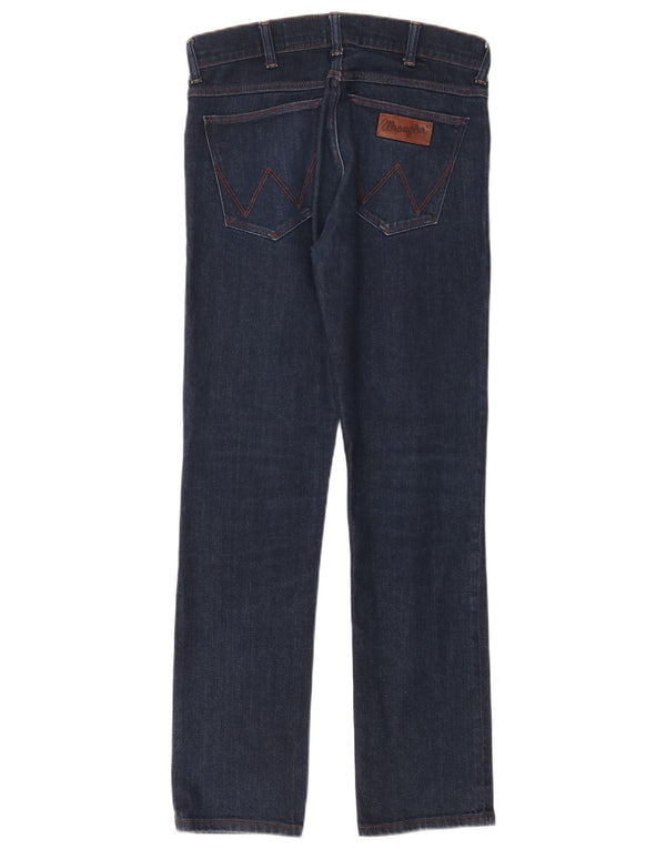 Blugi pentru bărbați Wrangler Larston Slim W32 L32 Bumbac bleumarin