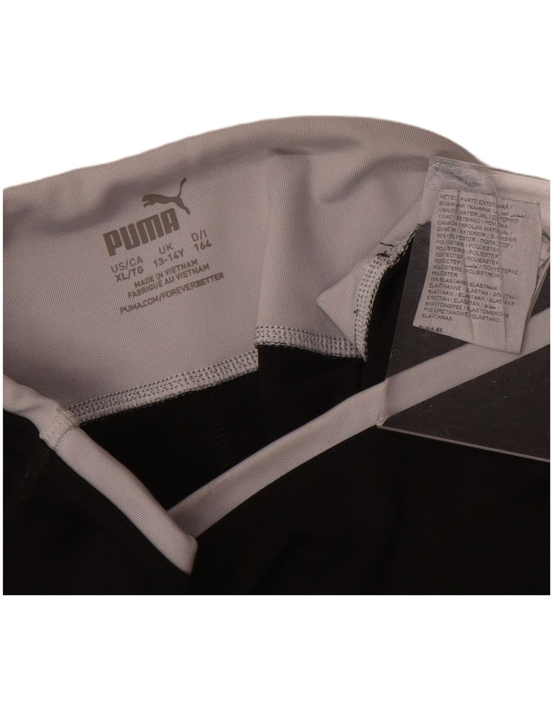 Leggings grafic Puma Fete 13-14 Ani Poliester Negru