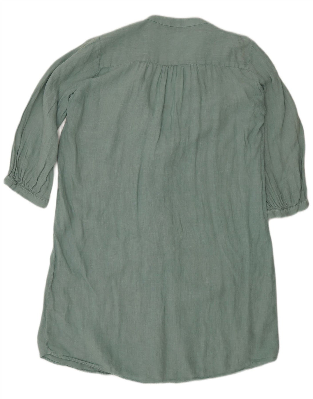 Rochie pentru femei Zara cu mâneci 3/4 rochie UK 14 verde mediu