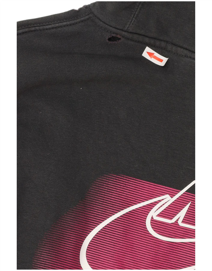Pulover Nike Grafic pentru bărbați, bumbac mic, gri