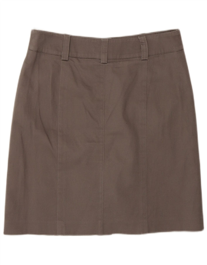 Fusta Midi Oasis pentru femei Oasis US 10 Large W30 Brown Bumbac