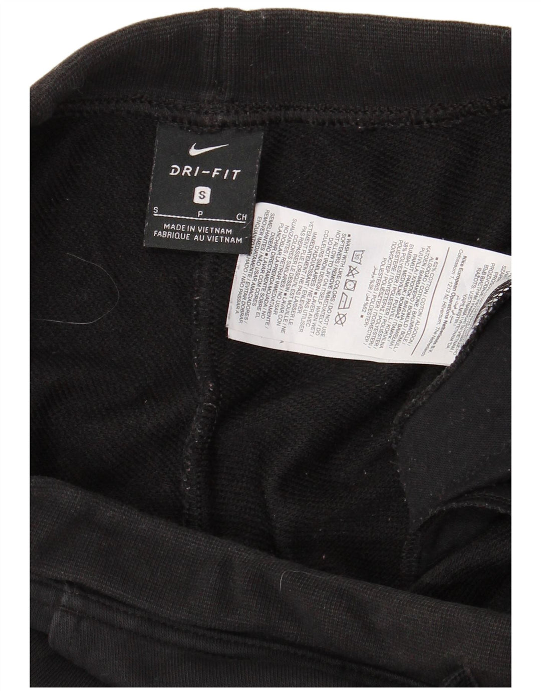 Pantaloni de trening pentru femei NIKE Pantaloni de jogging UK 10 Bumbac negru mic