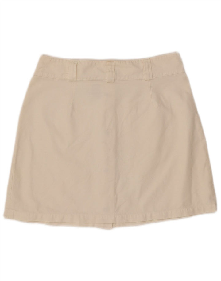 Fustă mini pentru femei CALVIN KLEIN W30 bumbac alb aproape mediu