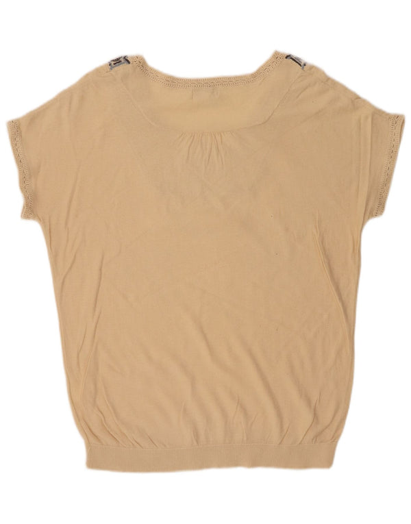 Top bluză pentru femei Monsoon UK 14 Medium Beige Fair Isle