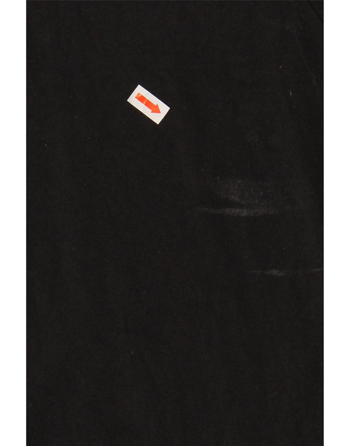 Top pentru femei ADIDAS cu mânecă lungă UK 16/18 mare, negru, bumbac