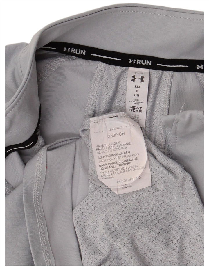 Top de trening UNDER ARMOUR pentru femei Heat Gear Pullover UK 10 Small Gri