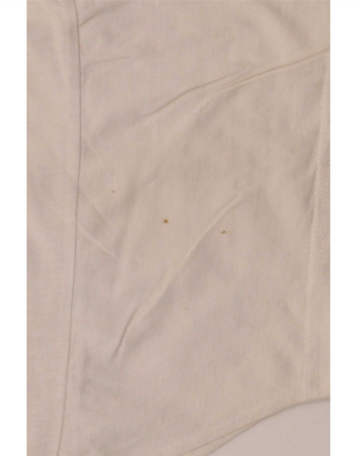 Tricou polo pentru bărbați Lotto, mare, alb, geometric