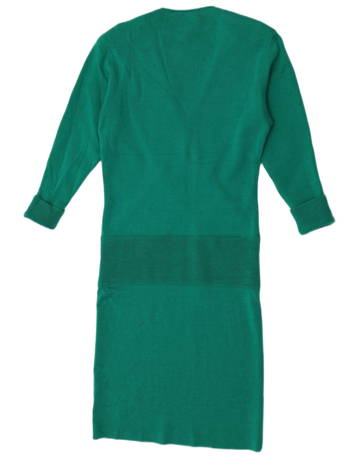 De Pietri Rochie Jumper Femei IT 44 Lână Verde Mediu
