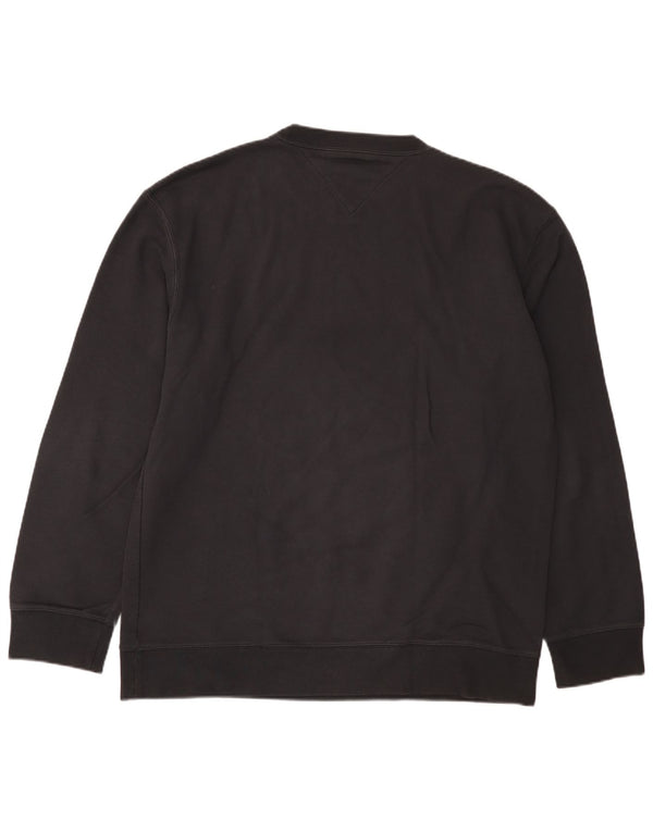 Hanorac pentru bărbați Tommy Hilfiger Jumper XL bumbac negru