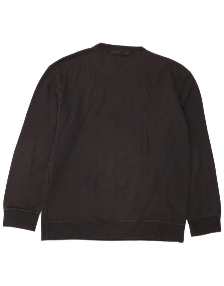 Hanorac pentru bărbați Tommy Hilfiger Jumper XL bumbac negru