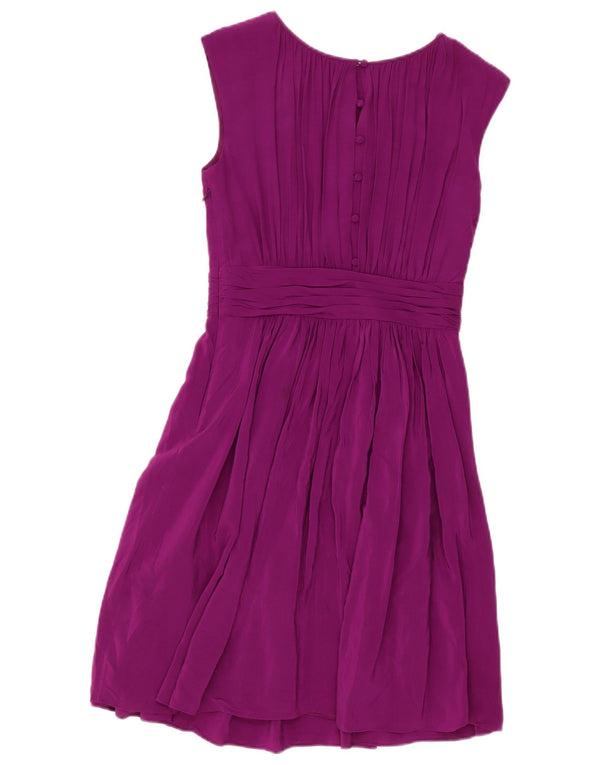 Boden Rochie A-Line fără mâneci pentru femei UK 8 Mic Viscoză violet