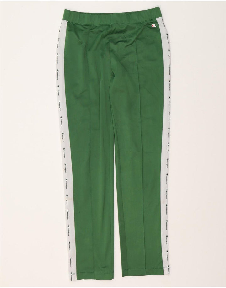 Pantaloni de trening grafic pentru femei CHAMPION UK 14 Medium Green Colorblock