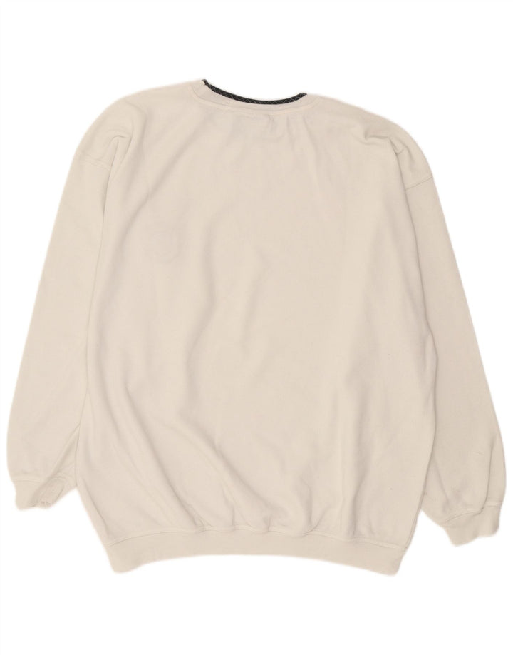 Pulover Vintage pentru bărbați, 2XL, bumbac alb