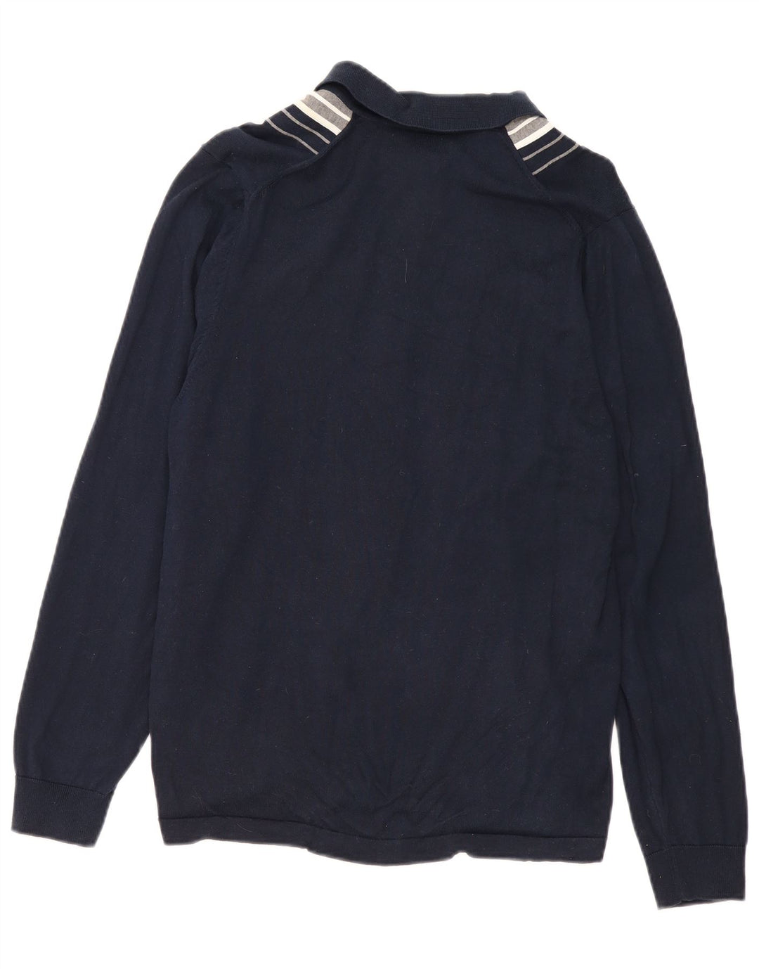 Pulover cardigan pentru bărbați Marks & Spencer, bumbac color block, albastru bleumarin mediu
