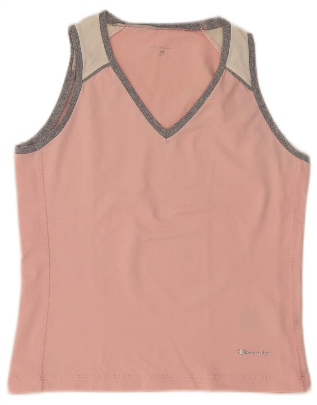 Vest Vest Top pentru femei Champion UK 12 Medium Pink Colorblock Poliamidă
