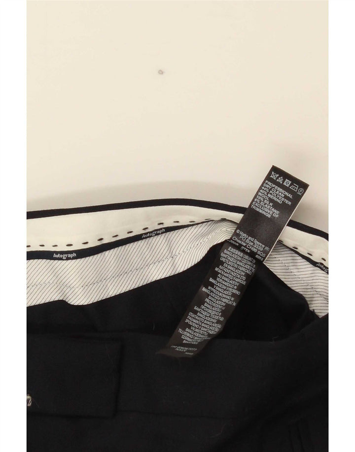 Pantaloni chino pentru femei Marks & Spencer UK 12 Medium W32 L30 Bleumarin