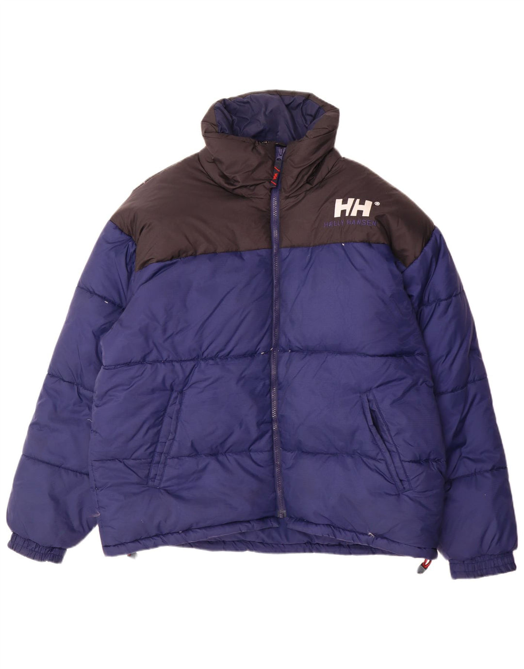 Jachetă căptușită cu grafică pentru bărbați Helly Hansen UK 40, mare, albastru, nailon color bloc