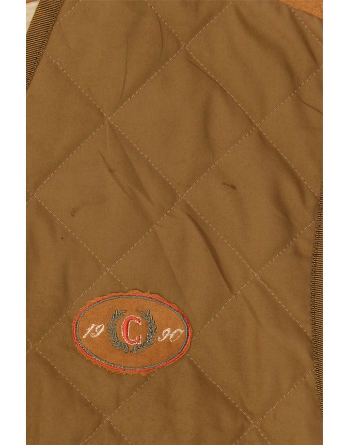 Gilet matlasat pentru bărbați Casucci UK 36 Poliester kaki mic