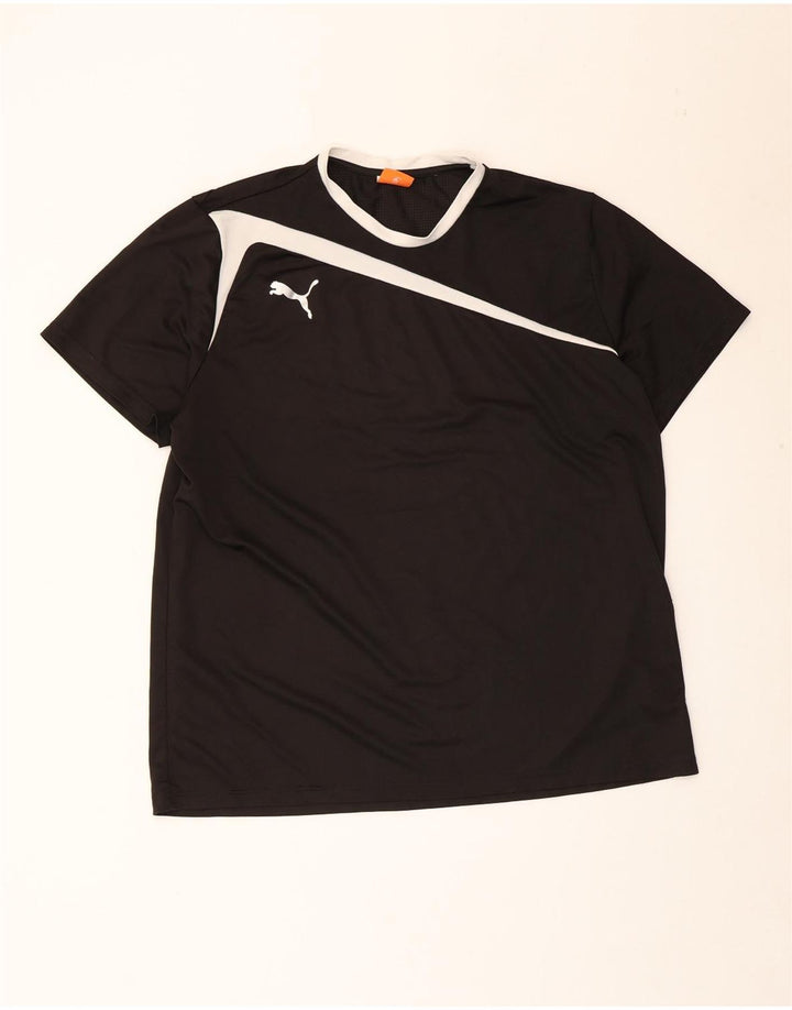 Tricou pentru bărbați Puma Top 2XL Negru Poliester Colorblock