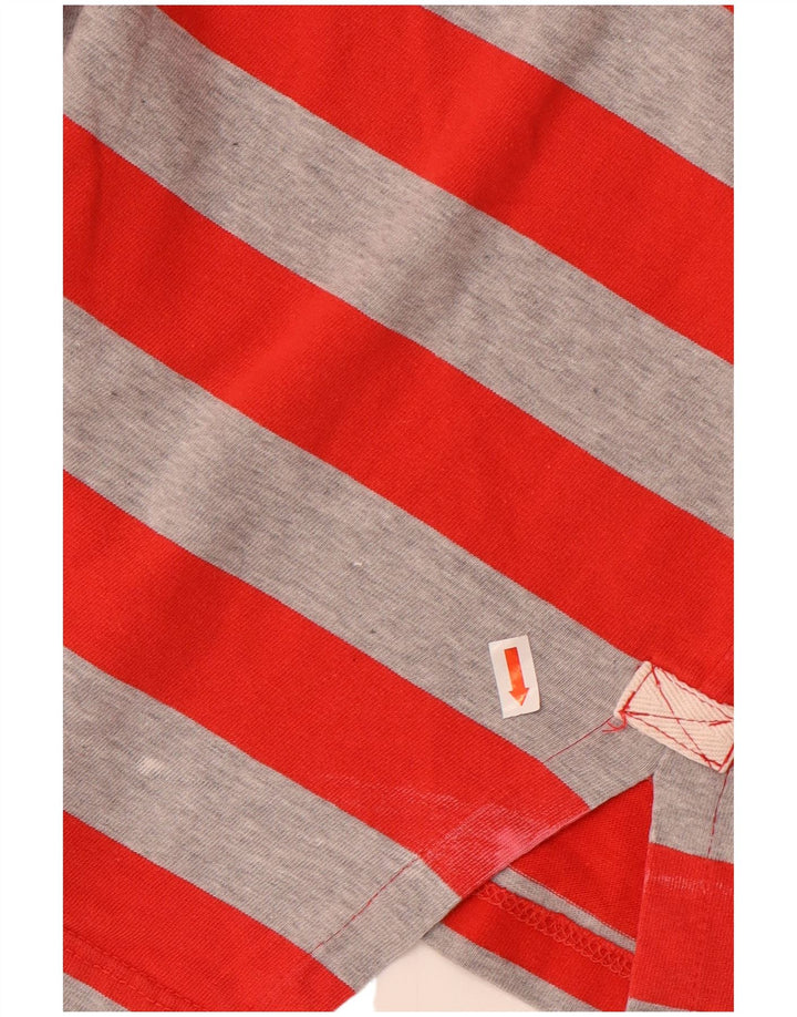 Top supradimensionat pentru femei Wrangler, cu mâneci 3/4 UK 10, cu dungi roșii mici