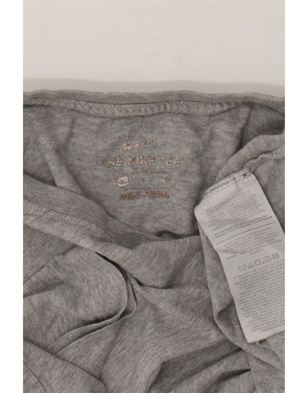 Tricou pentru bărbați Nike Top mare, gri, pete din bumbac