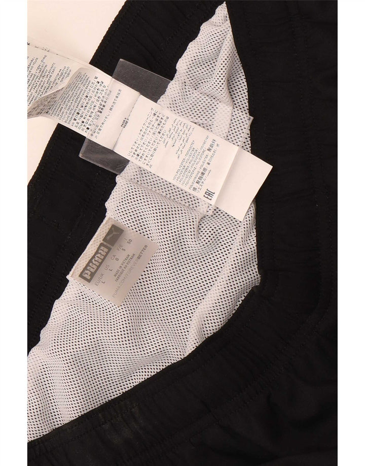Pantaloni scurți de înot Puma pentru bărbați, mari, negru, poliester