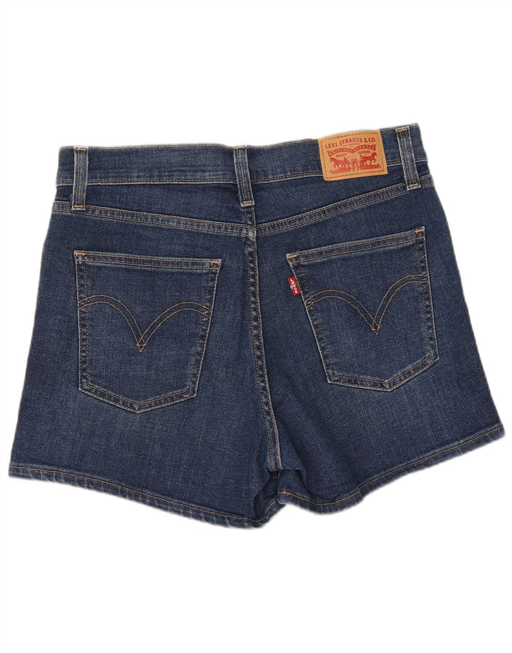 Pantaloni scurți din blugi Levi's W28, bumbac albastru mediu