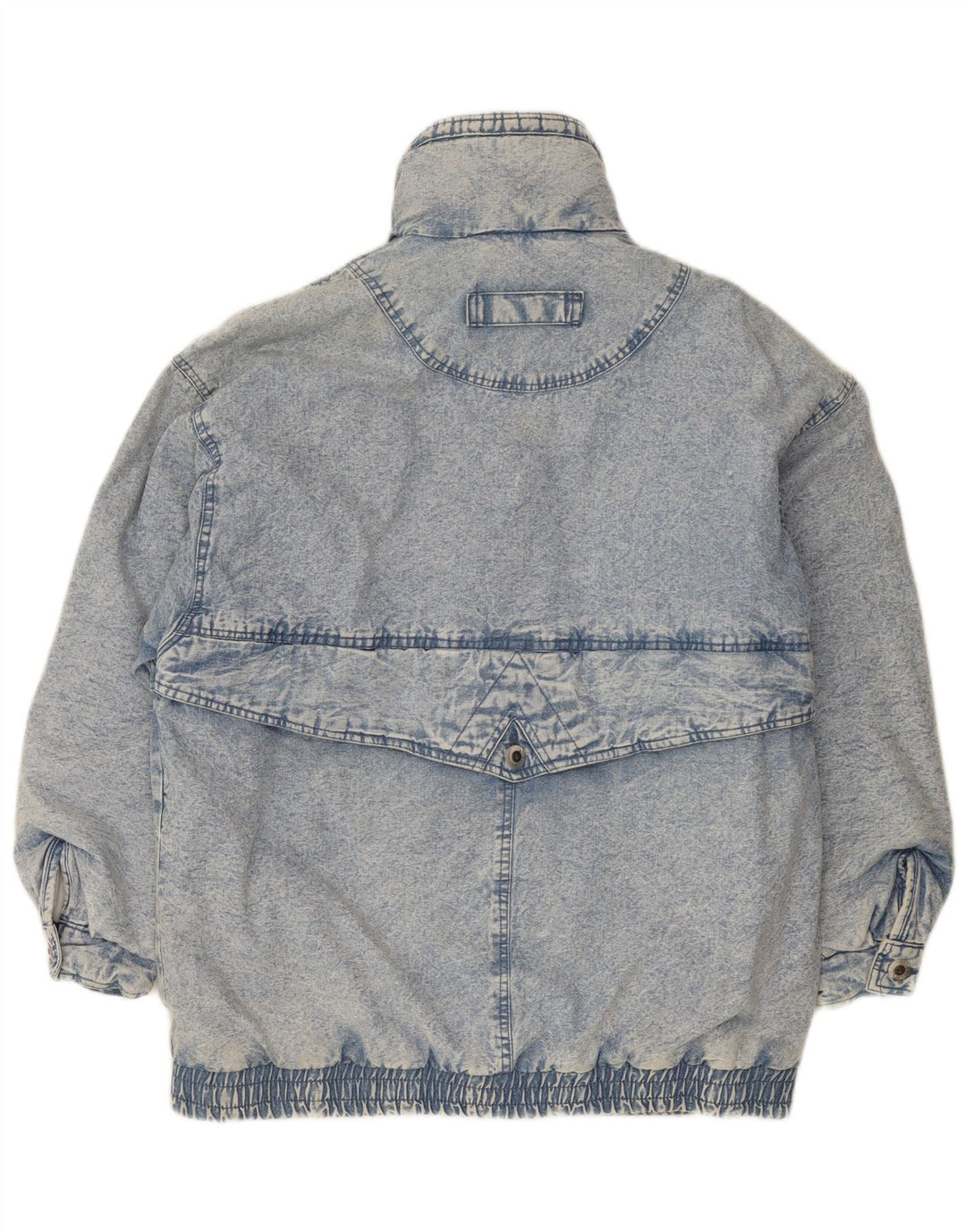 Palton oversized denim vintage pentru femei UK 18 XL bumbac albastru