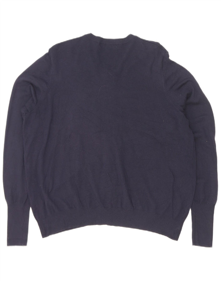 Pulover cardigan pentru femei Marks & Spencer UK 16 mare bleumarin