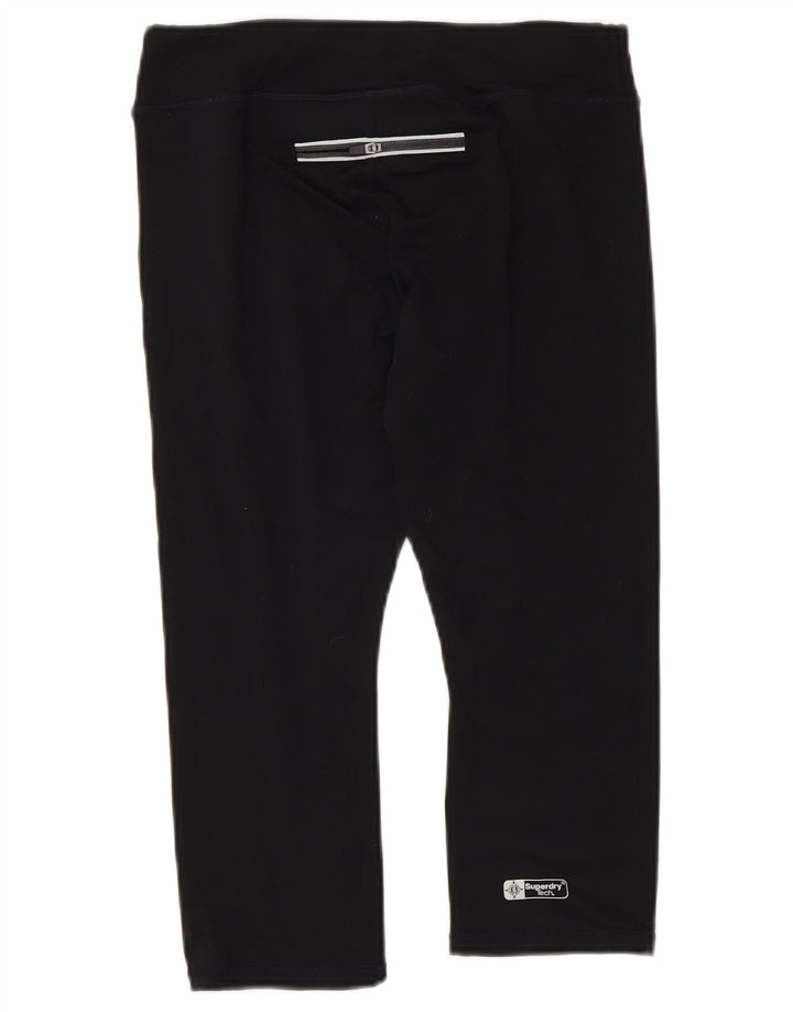 Leggings Capri grafic Superdry pentru femei UK 6 XS poliester negru