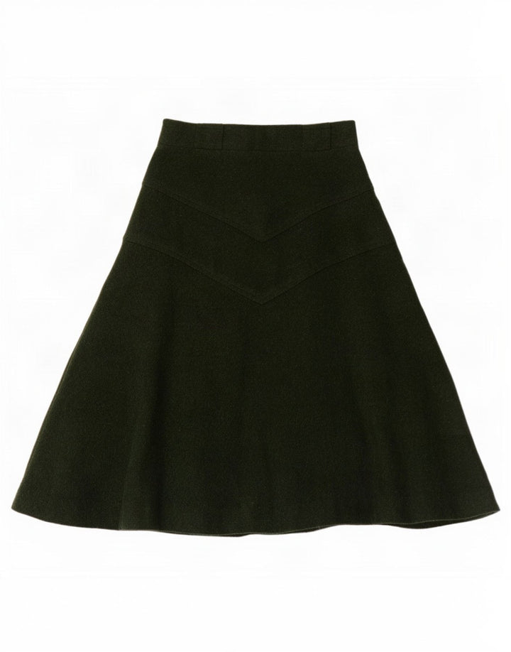 Fustă A-Line pentru Femei Vintage IT 44 Medium W28 Verde
