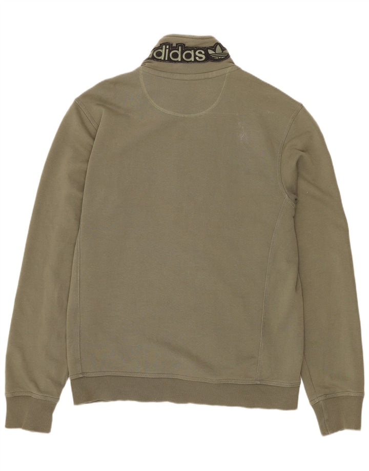 Jachetă de top pentru trening grafic ADIDAS UK 16 mare kaki