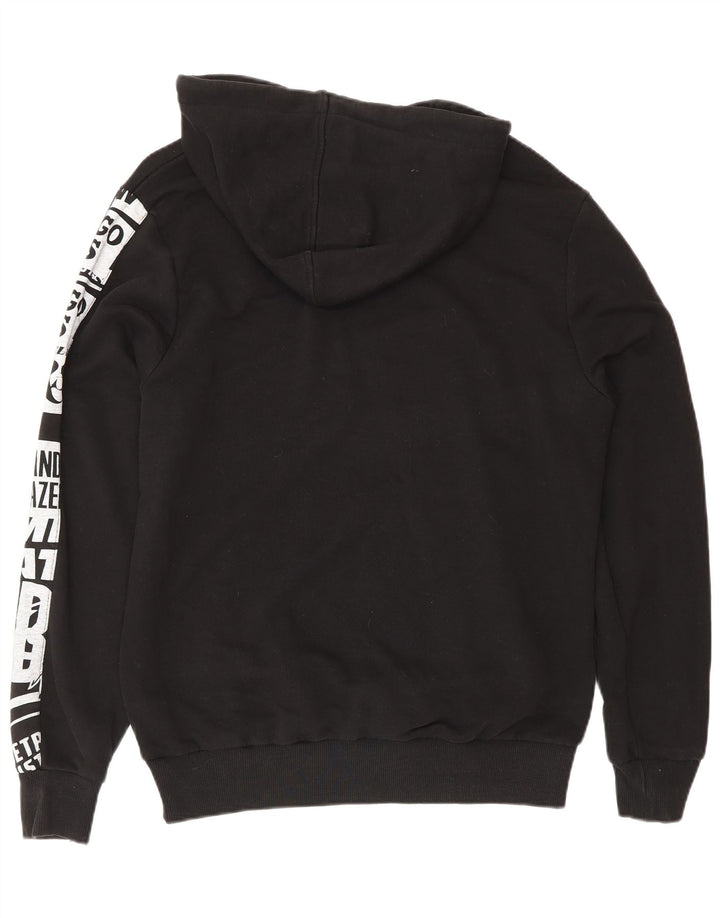 Pulover New Era NBA Graphic Hoodie pentru bărbați, bumbac mediu negru