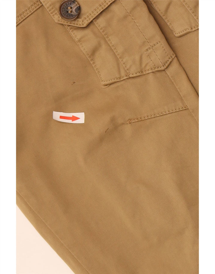 Pantaloni cargo skinny pentru femei Zu Elements L25 L34 bumbac kaki