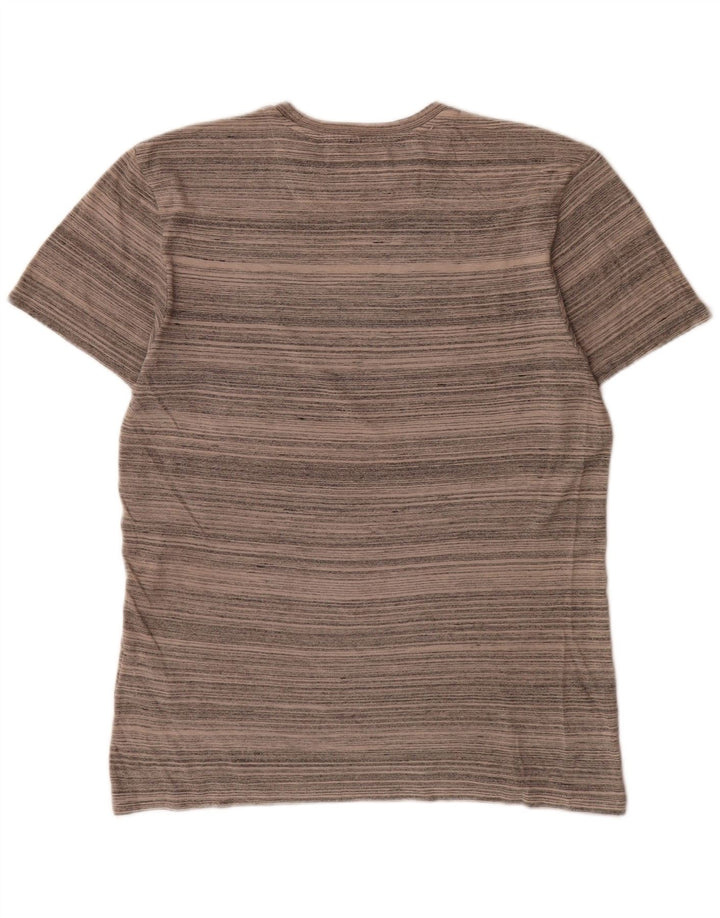 Tricou pentru bărbați Lyle & Scott Top din bumbac cu dungi, gri mediu