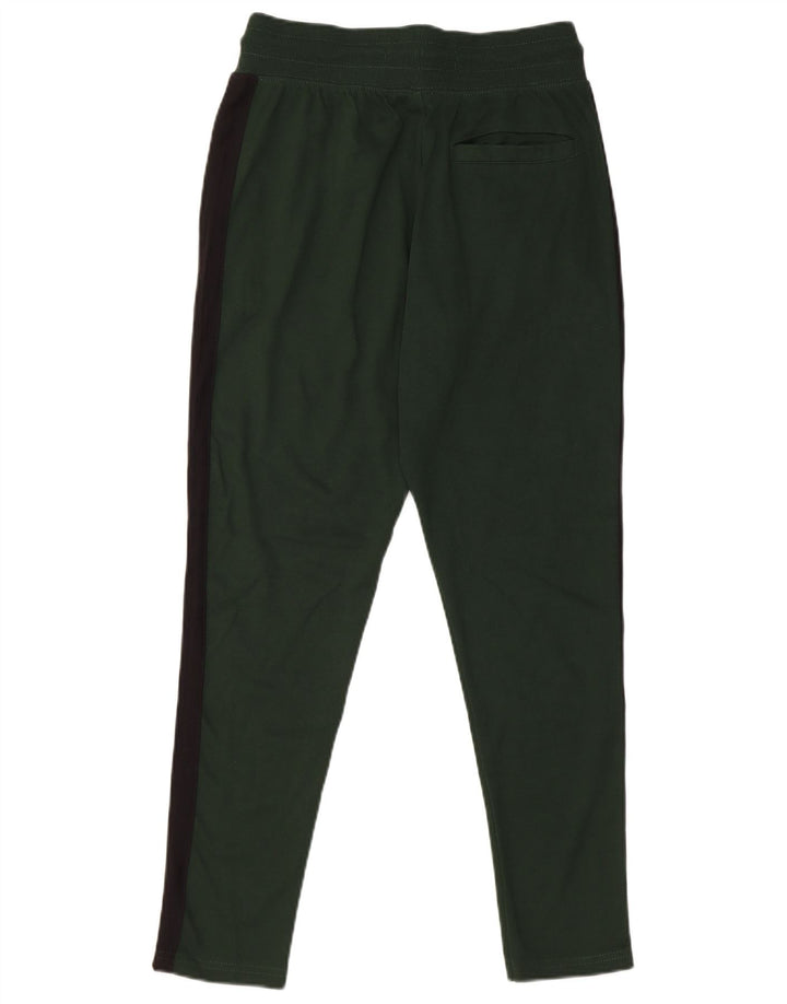 Pantaloni de trening pentru bărbați Zara, mici, verzi, bumbac color bloc