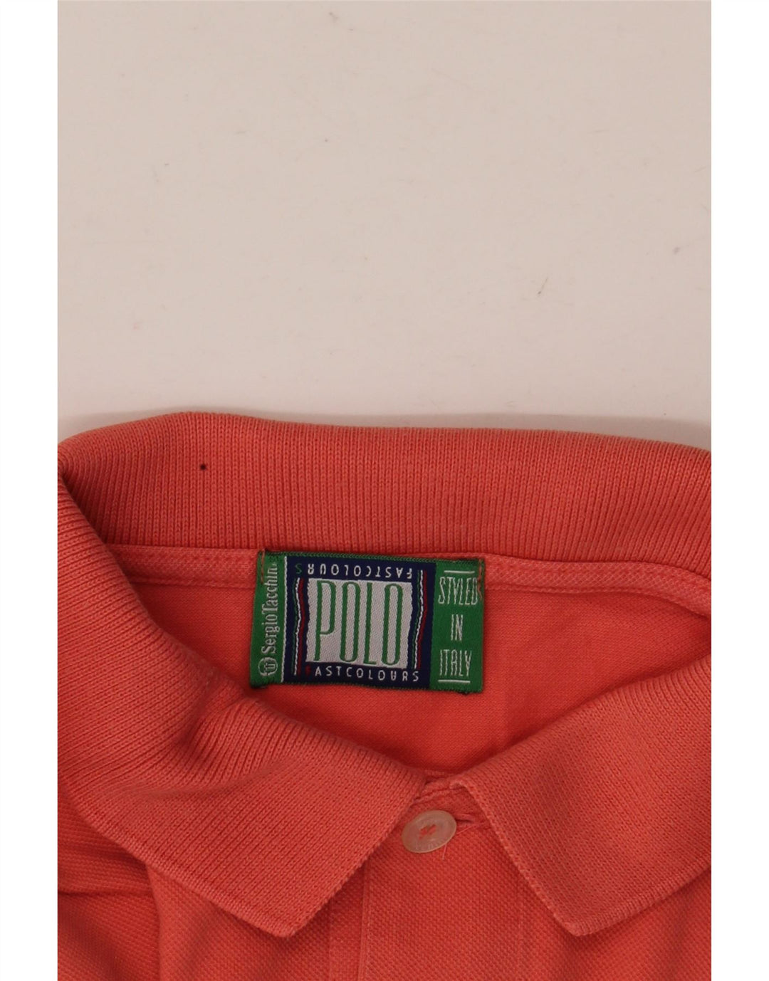 SERGIO TACCHINI Tricou polo pentru bărbați portocaliu mediu