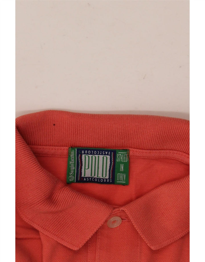 SERGIO TACCHINI Tricou polo pentru bărbați portocaliu mediu
