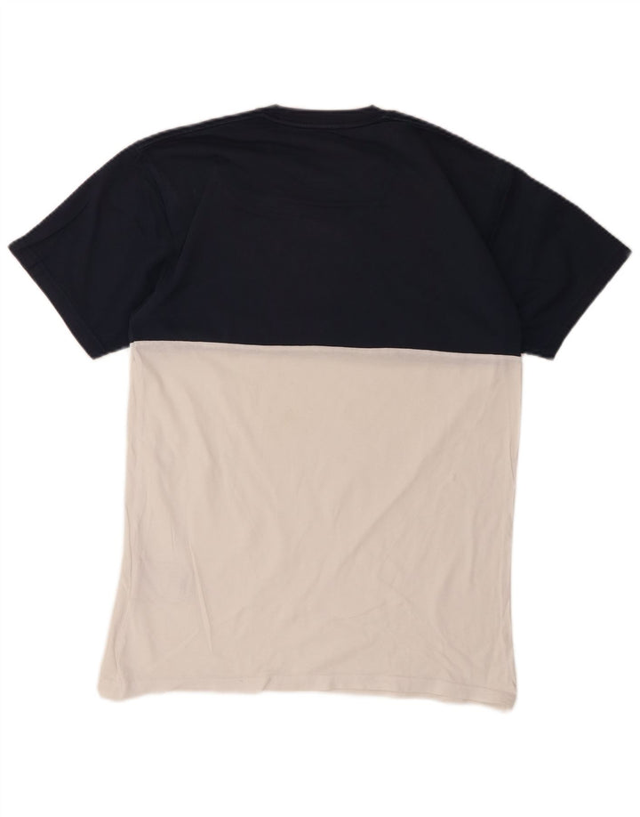 VANS Mens Classic Fit T-Shirt Top Medium Black Colourblock Cotton