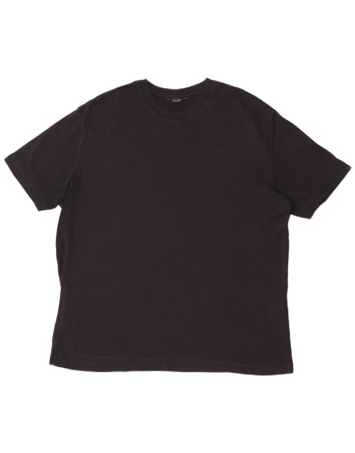 Tricou Massimo Dutti pentru bărbați Top 2XL Bumbac bleumarin