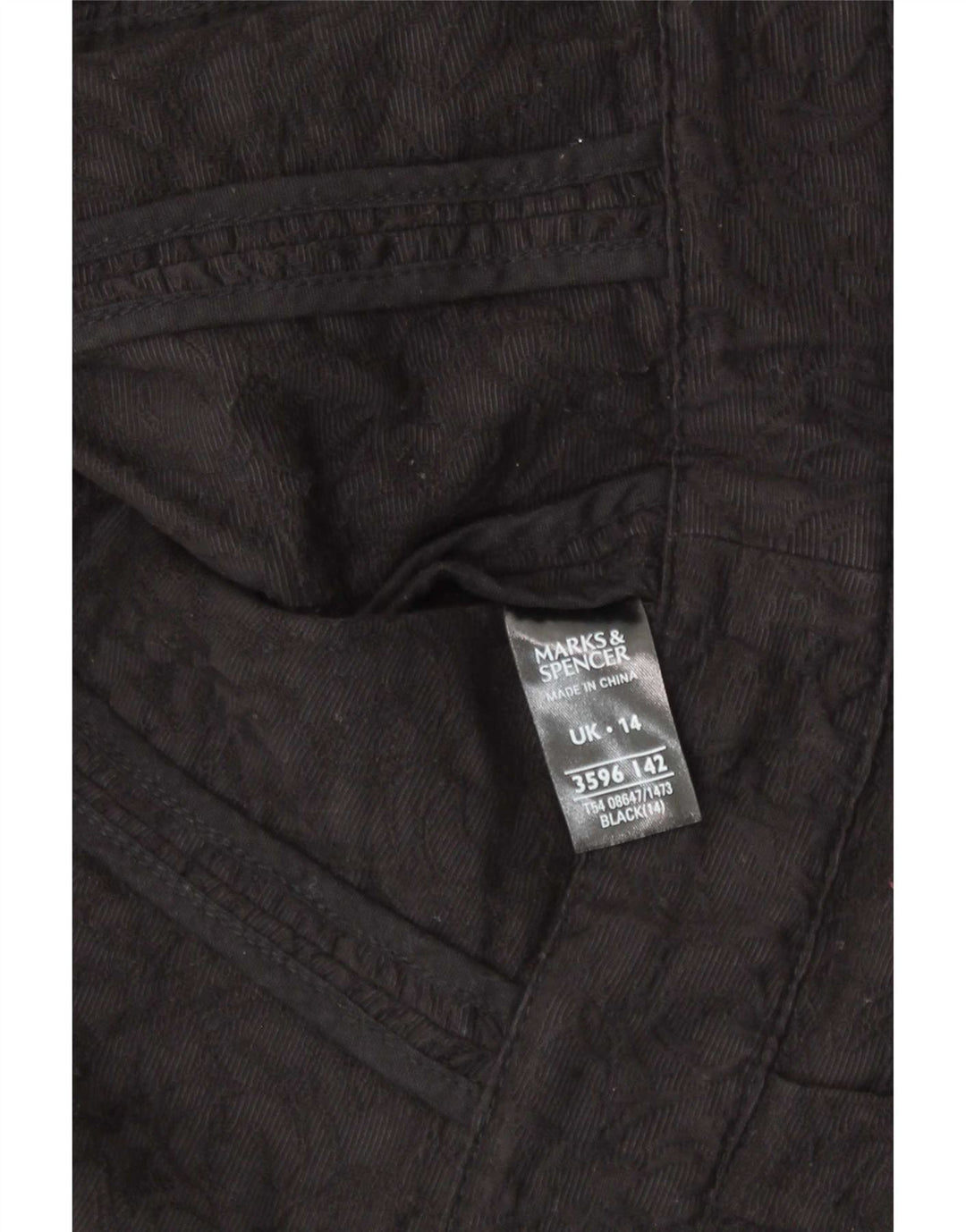 Jachetă pentru femei Marks & Spencer cu mâneci 3/4, mare, neagră